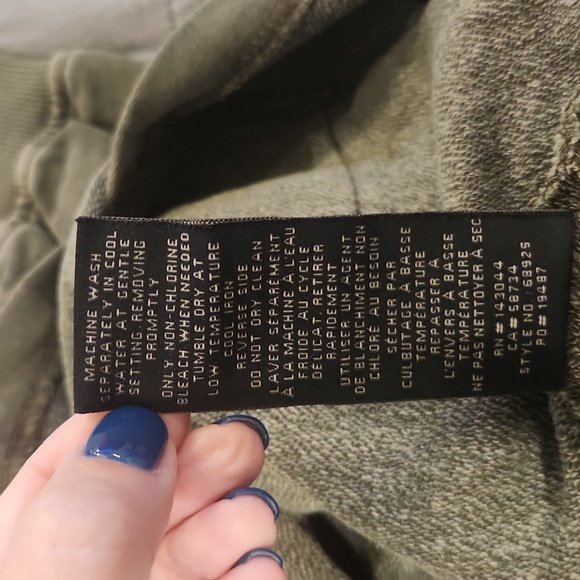 7 For All Mankind Green Hoodie Mini Dress Size L, New With Tags! - Picture 7 of 11